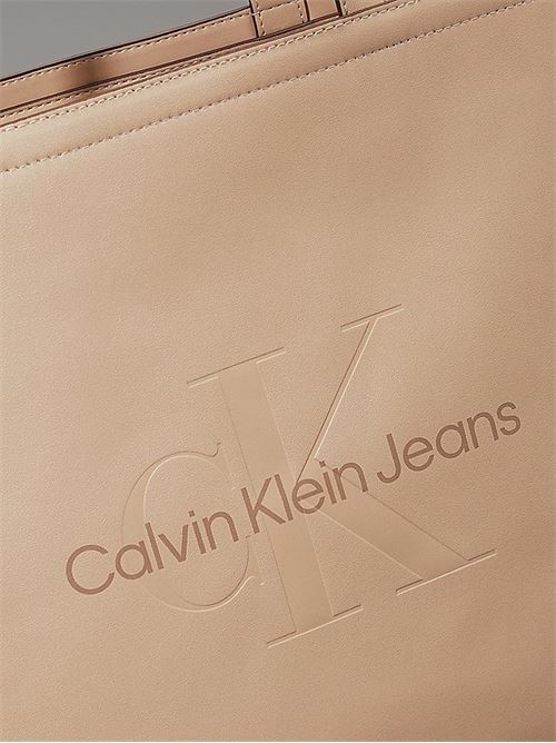 sculpted slim  tote 34 mono CALVIN KLEIN JEANS | K60K612222PBF